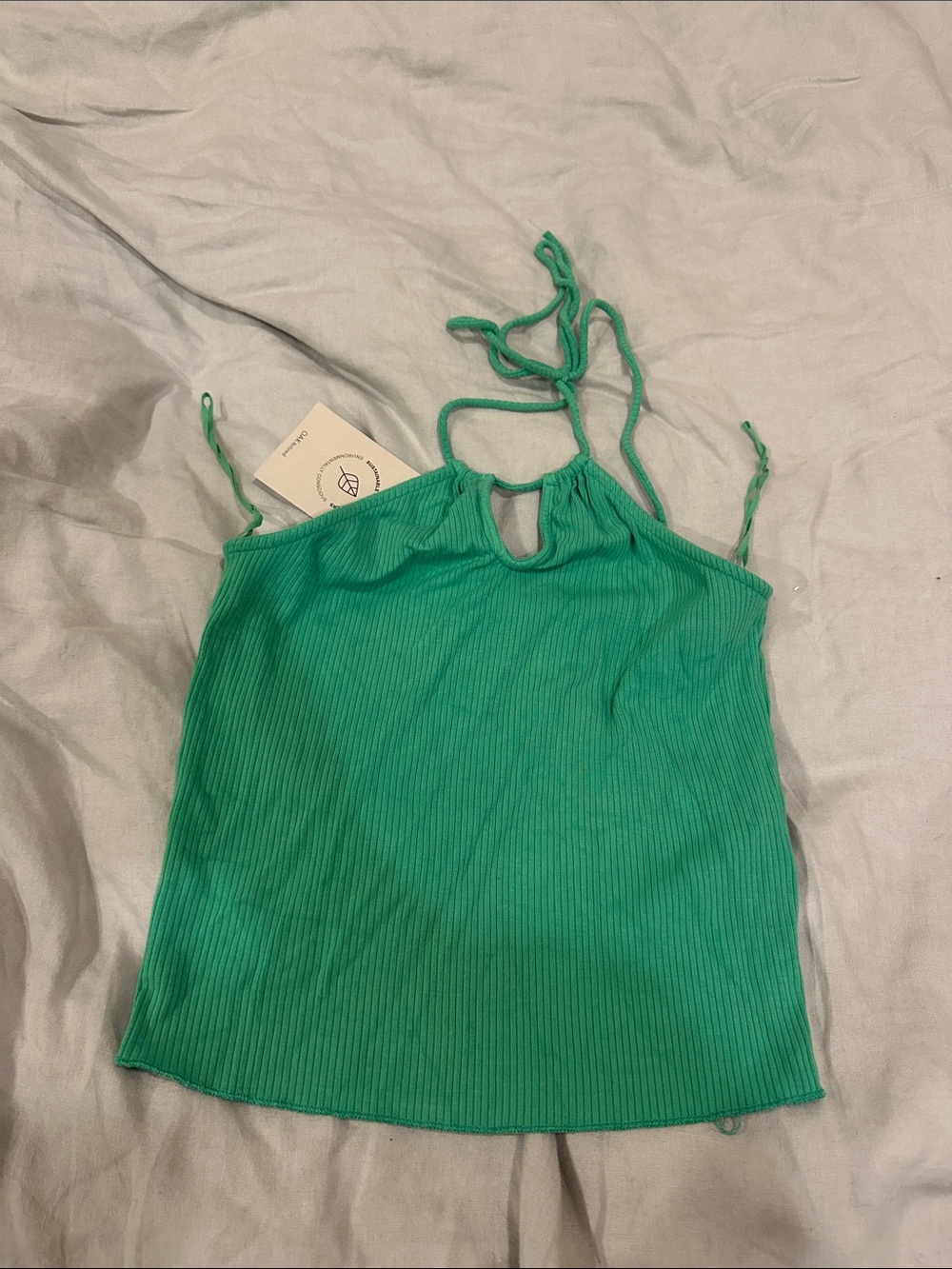 Knit halter top